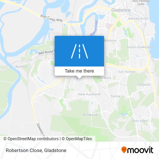 Robertson Close map