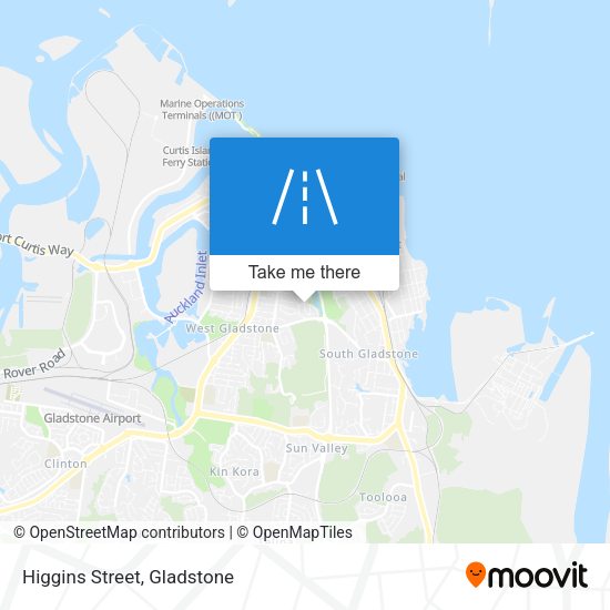 Higgins Street map