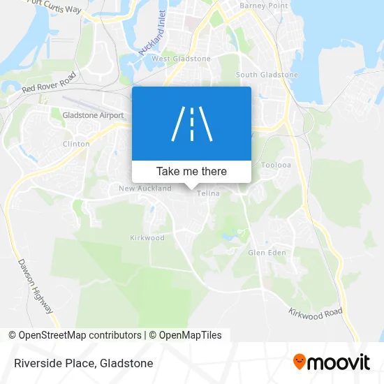 Mapa Riverside Place