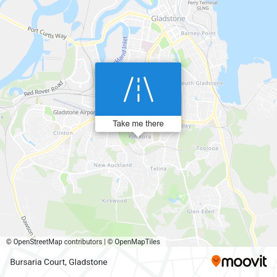 Bursaria Court map