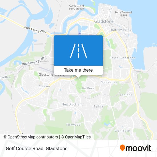 Golf Course Road map