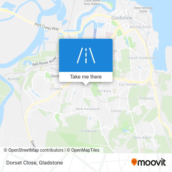 Dorset Close map
