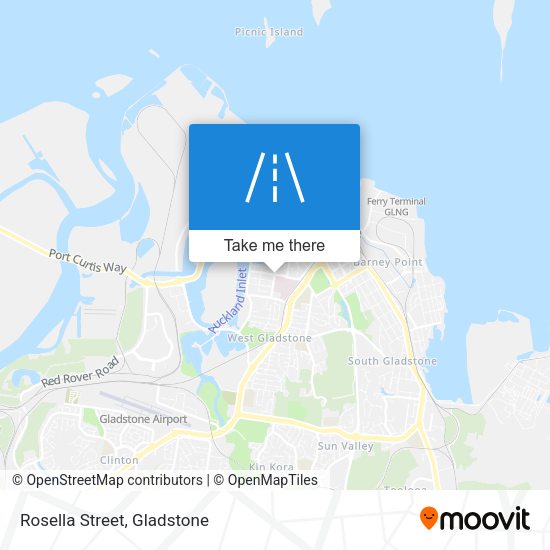 Rosella Street map