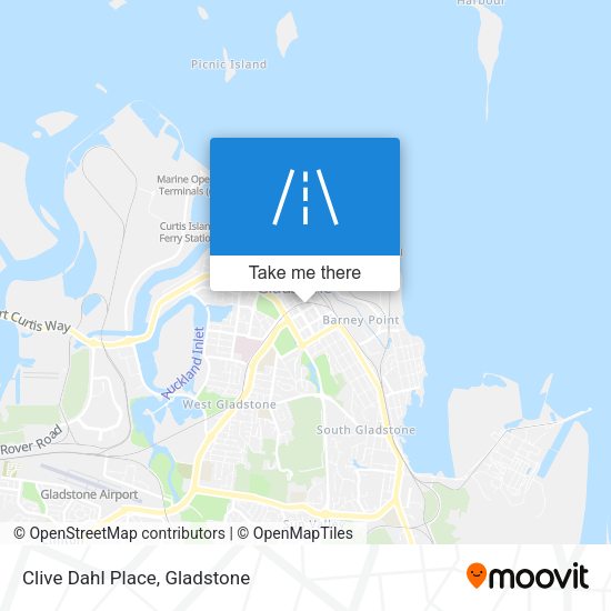 Clive Dahl Place map