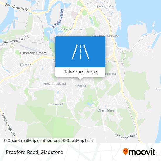 Bradford Road map