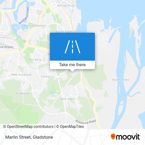 Marlin Street map