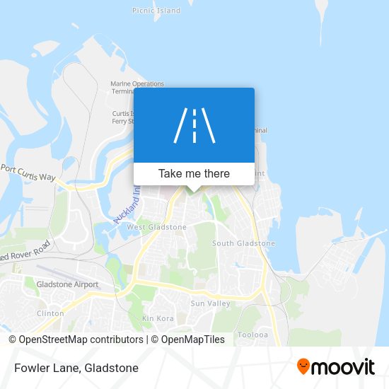 Fowler Lane map
