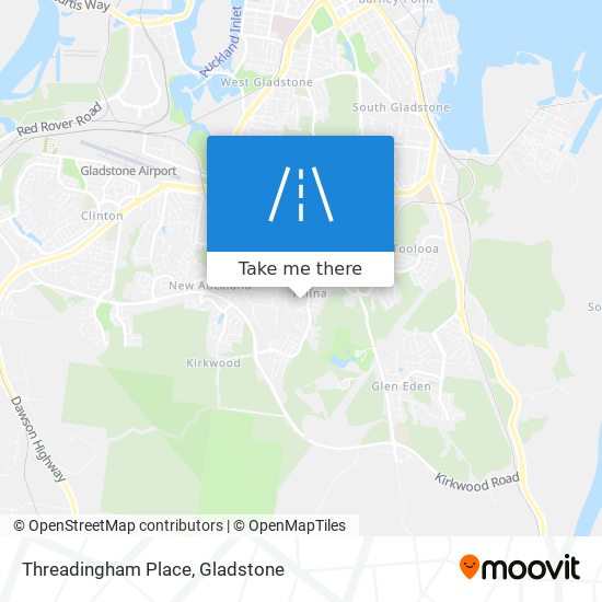 Threadingham Place map