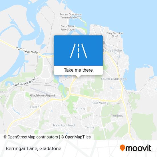 Berringar Lane map