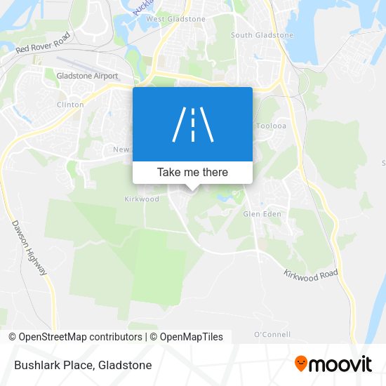 Bushlark Place map