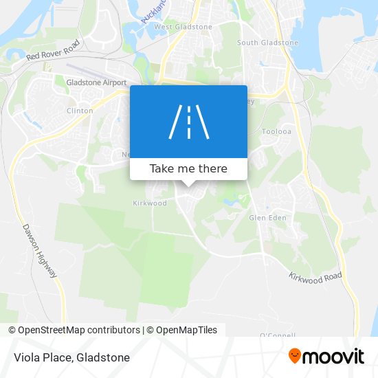 Viola Place map