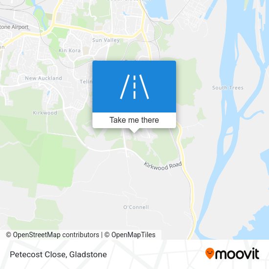 Petecost Close map