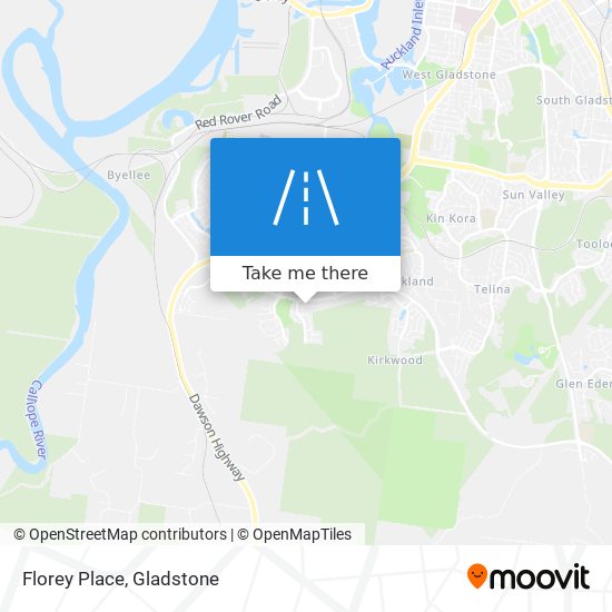 Florey Place map