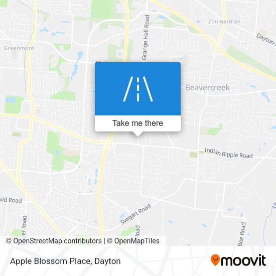 Apple Blossom Place map