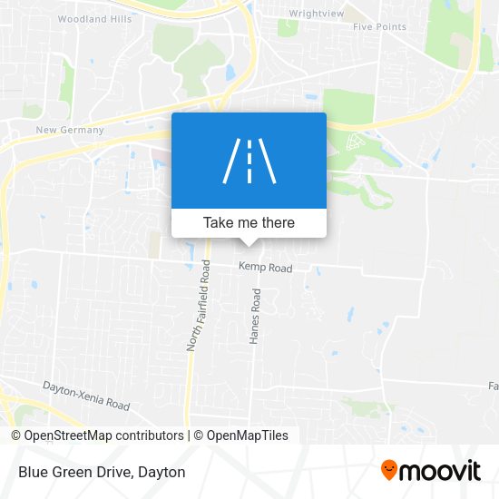 Mapa de Blue Green Drive