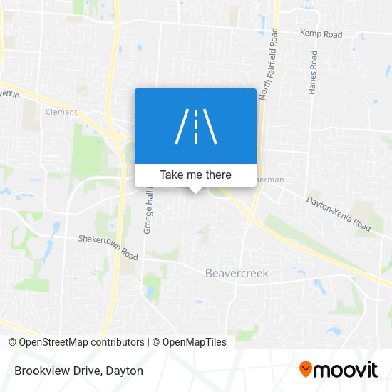 Brookview Drive map