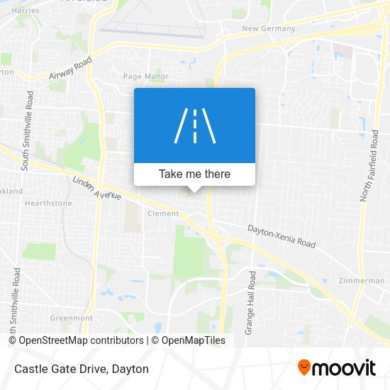 Mapa de Castle Gate Drive