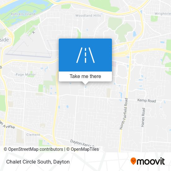 Chalet Circle South map