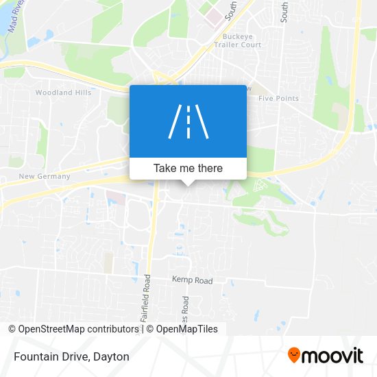 Mapa de Fountain Drive