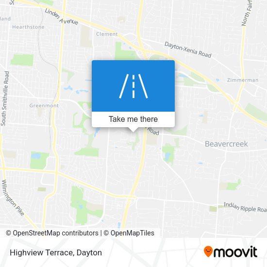 Highview Terrace map