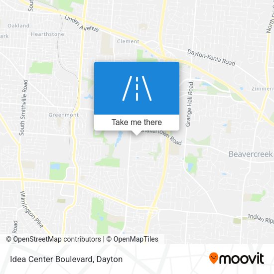 Idea Center Boulevard map