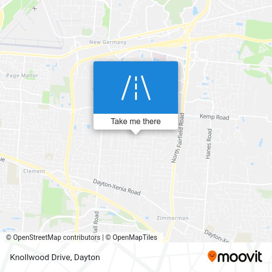 Knollwood Drive map