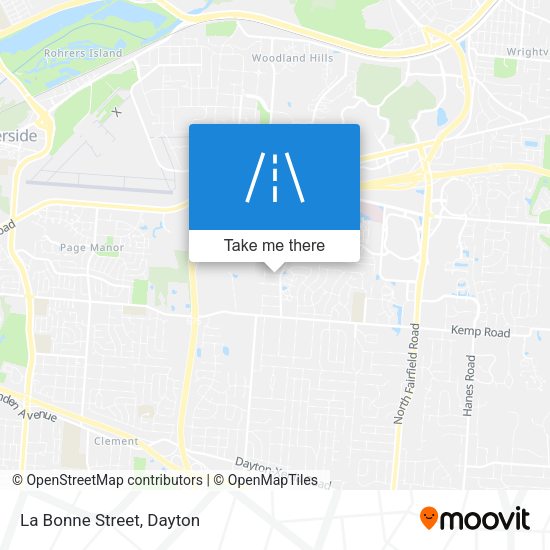 Mapa de La Bonne Street