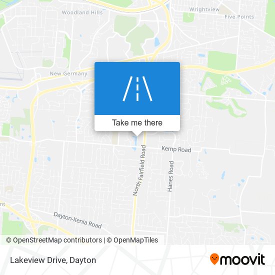 Lakeview Drive map