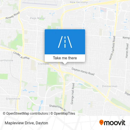 Mapleview Drive map