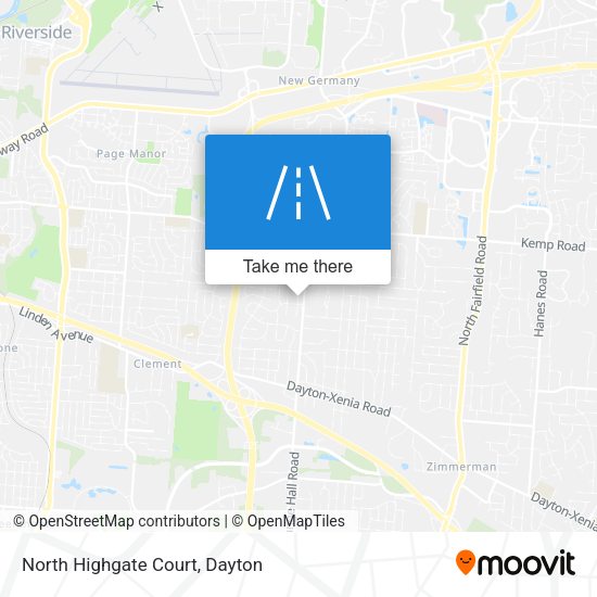 Mapa de North Highgate Court