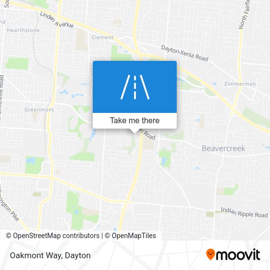 Mapa de Oakmont Way