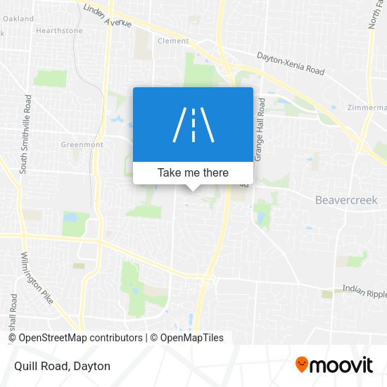 Mapa de Quill Road