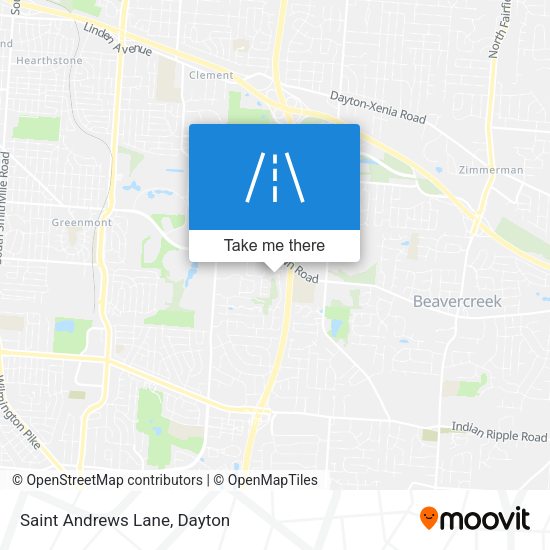 Mapa de Saint Andrews Lane