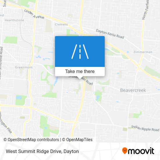 Mapa de West Summit Ridge Drive