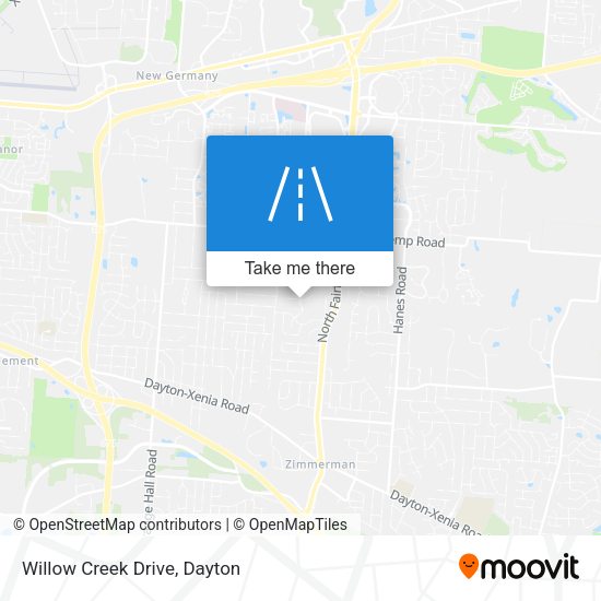 Willow Creek Drive map