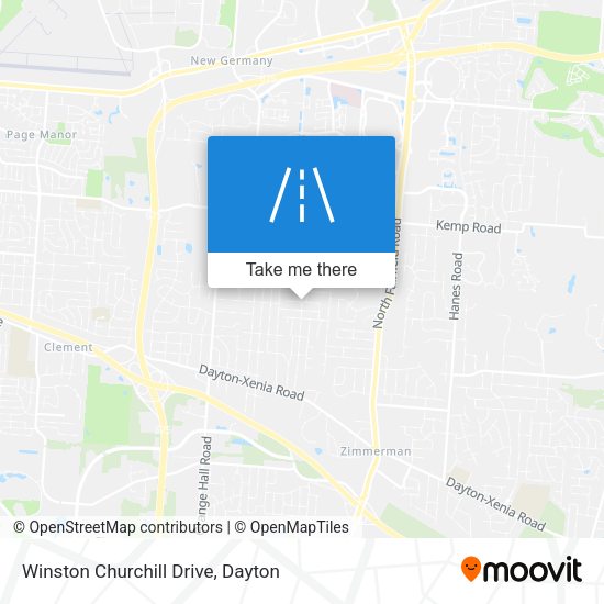 Winston Churchill Drive map