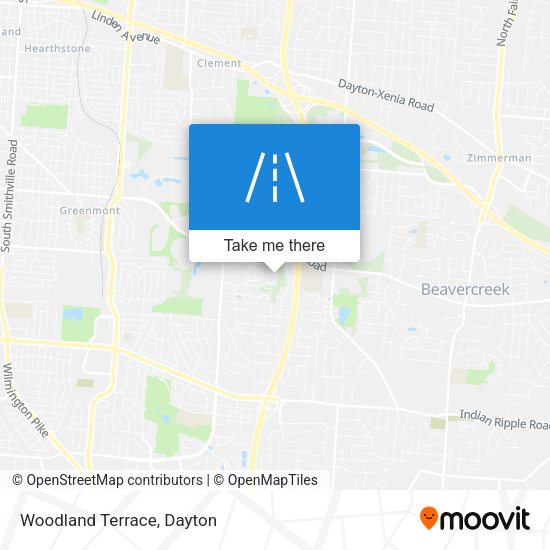 Mapa de Woodland Terrace