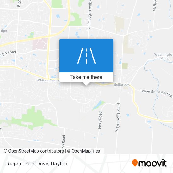 Mapa de Regent Park Drive