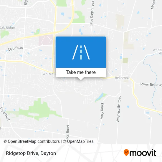 Ridgetop Drive map
