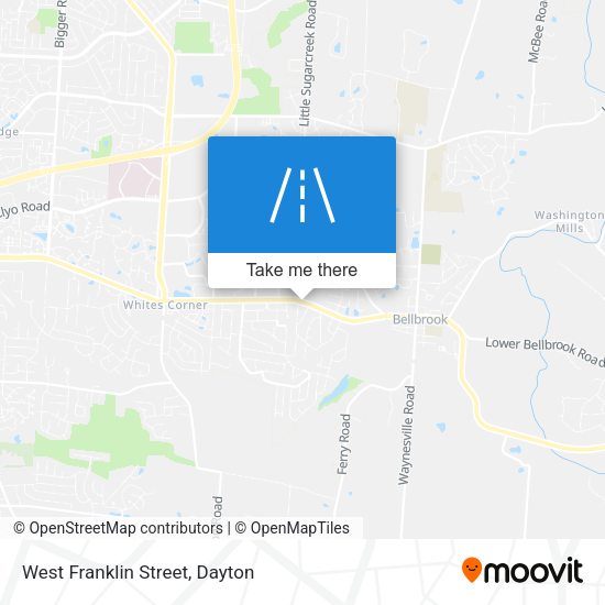 West Franklin Street map
