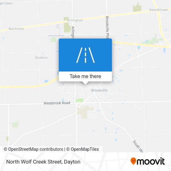 Mapa de North Wolf Creek Street