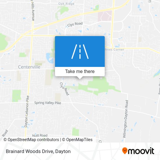Brainard Woods Drive map