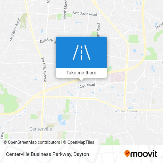 Centerville Business Parkway map