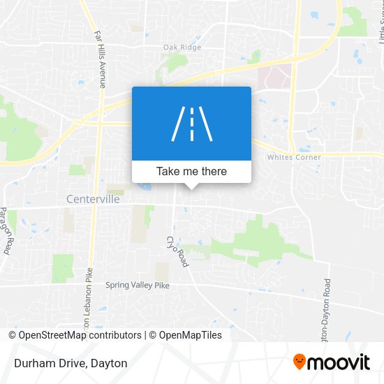 Durham Drive map