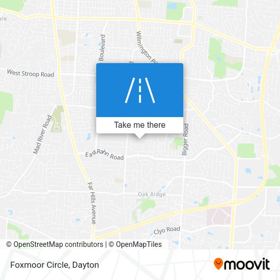 Mapa de Foxmoor Circle