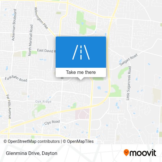 Glenmina Drive map