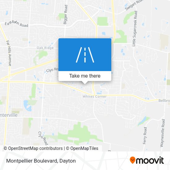Mapa de Montpellier Boulevard