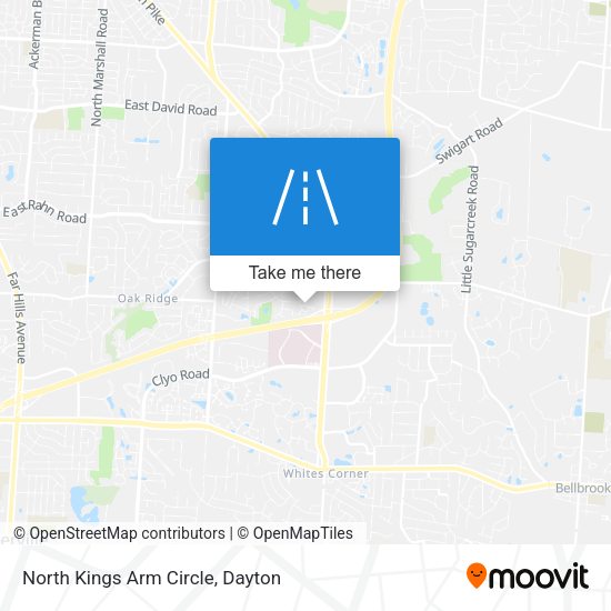 North Kings Arm Circle map