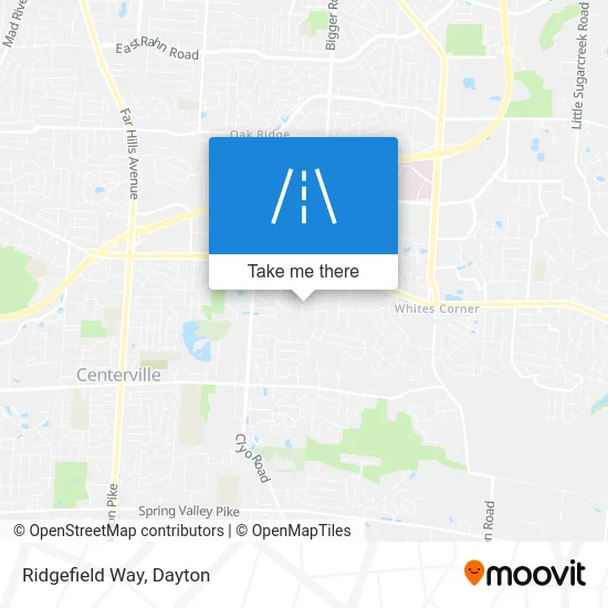 Ridgefield Way map