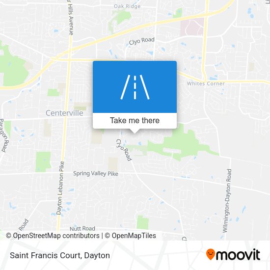 Saint Francis Court map